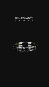 Yellow gold Round Bezel-Set Diamond Eternity Band