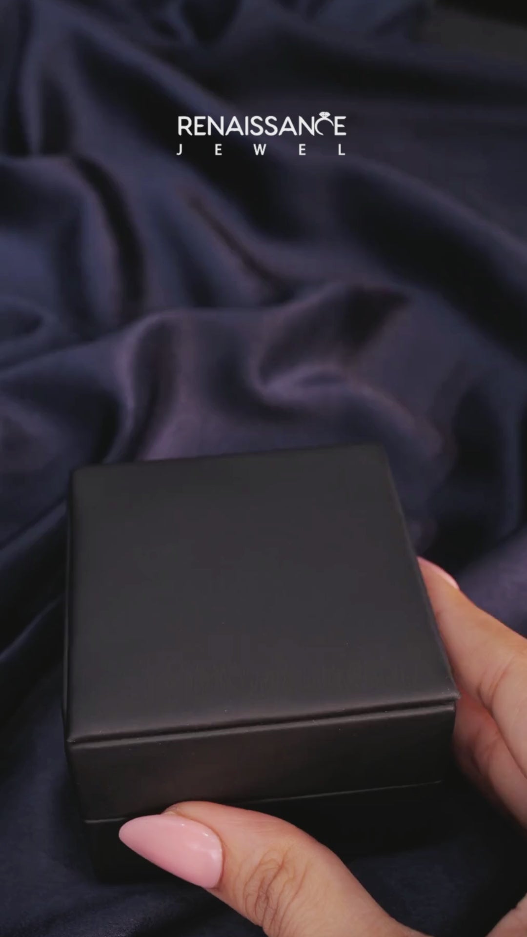 White gold Marquise Solitaire Twisted Band with Pavé Accents and Four-Prong Setting 4