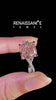 White gold Fancy Pink Cushion Cut Solitaire Twist Pave Diamond Engagement Ring with Prong Setting_13