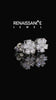 Silver Round Diamond Flower Stud Earrings with Diamond Accent_4