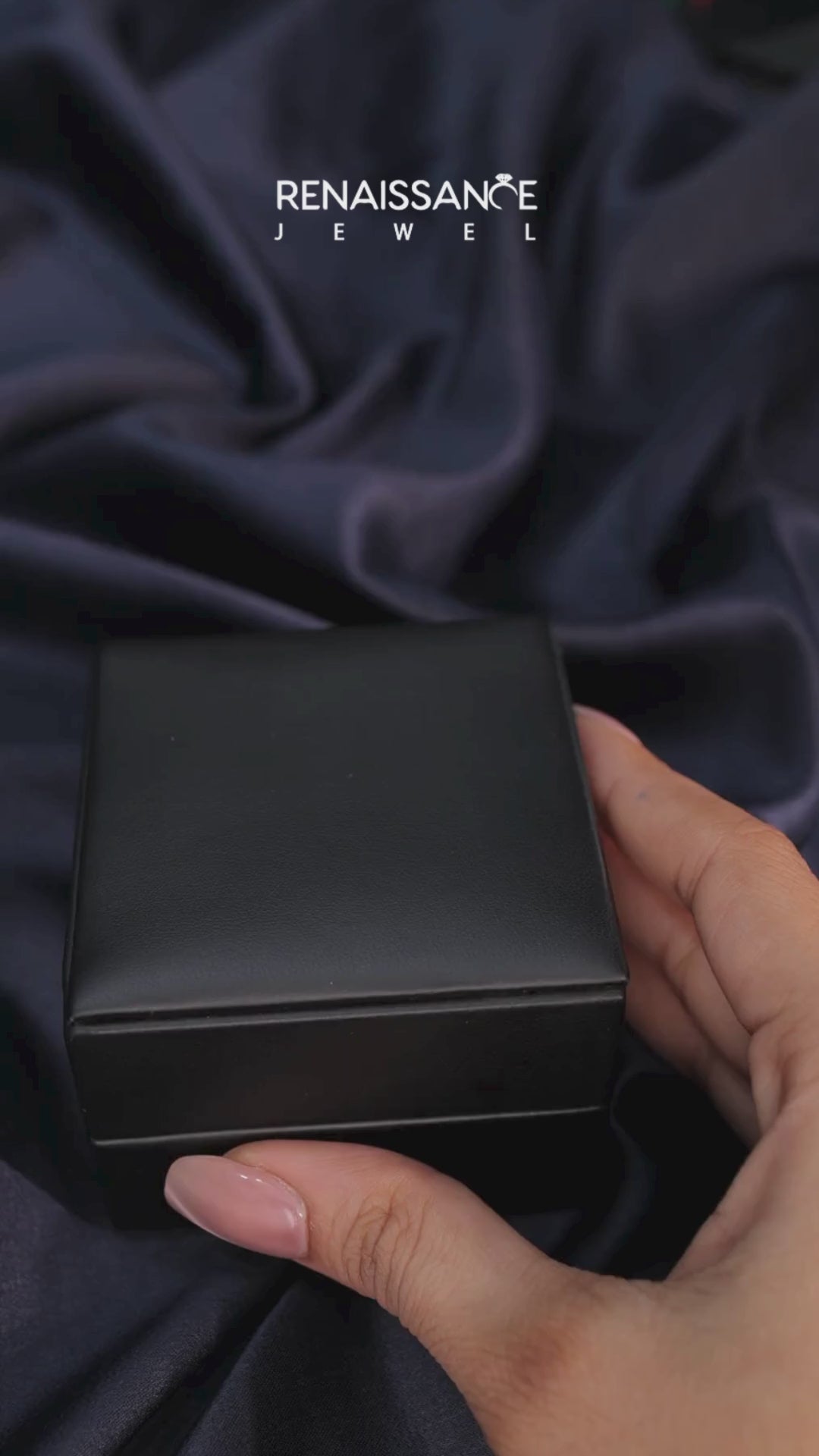 White gold Emerald Cut Diamond Prong Set Eternity Band 5