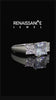 Silver Princess Cut Aquamarine Three-Stone Ring with Four-Prong Setting and Classic Band_12