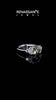 White gold Fancy Green Round Cut Brilliant Diamond Cluster Accent Solitaire Ring with Prong Setting_13