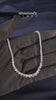 White gold Round Brilliant Graduated Diamond Tennis Necklace with Four-Prong Setting 1