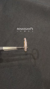 Yellow gold Pavé Round Diamond Channel Set Eternity Band