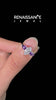 Silver Marquise Cut Diamond Three-Stone Ring with Pear Amethyst Side Stones and Prong Setting_12