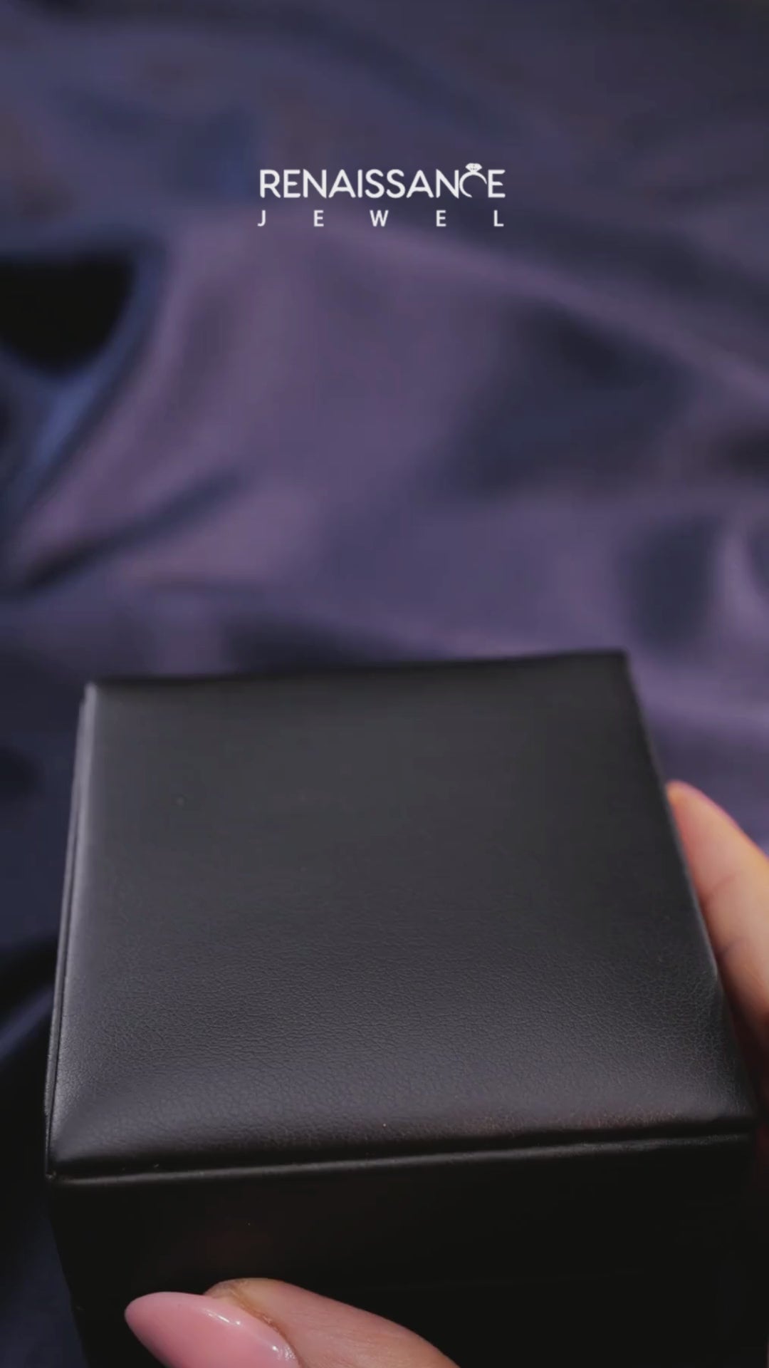 Silver Princess Solitaire with Pave Band and Four-Prong Setting 5