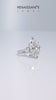 Platinum Three-Stone Marquise Diamond Ring with Pear Side Stones in Four-Prong Setting_23