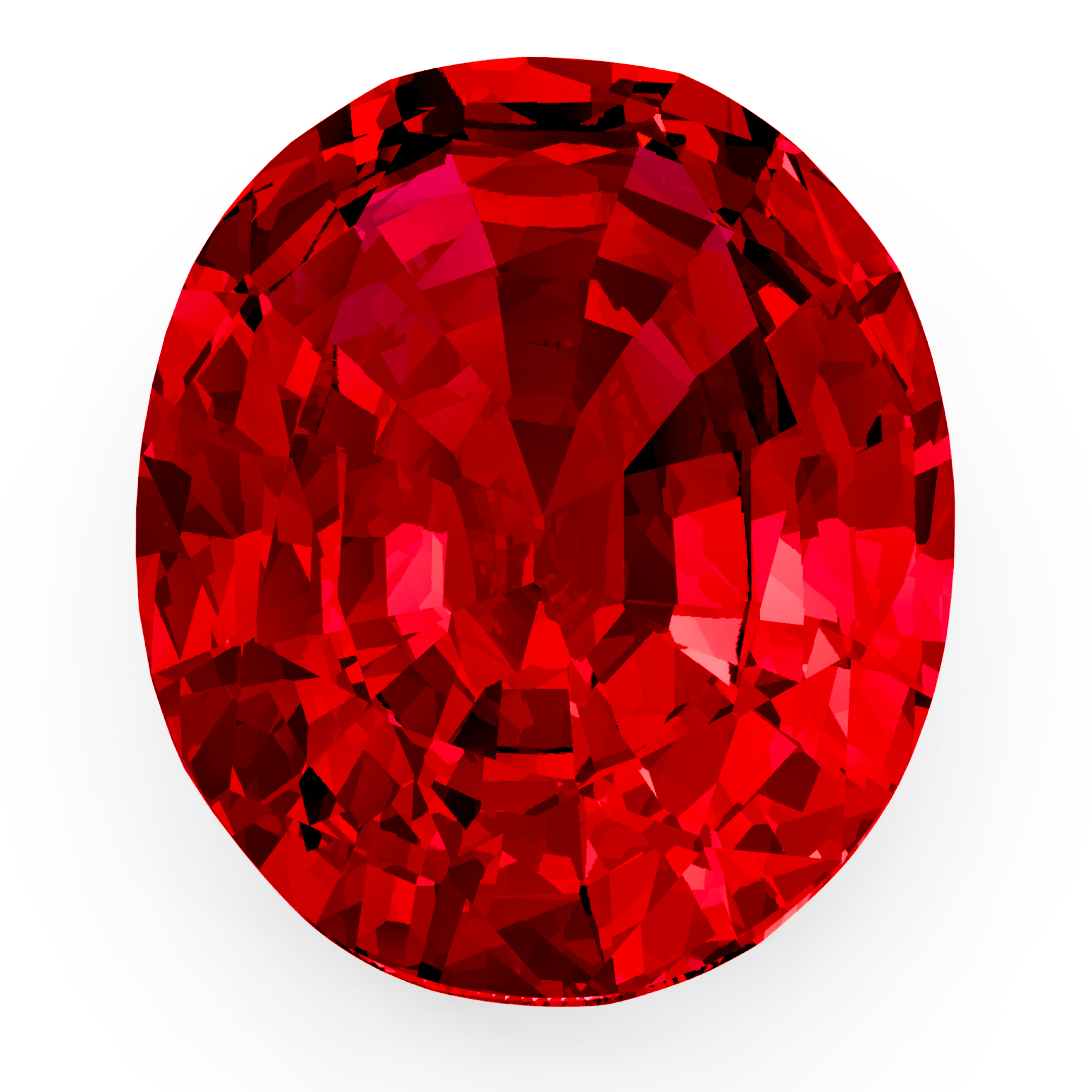 Ruby oval
