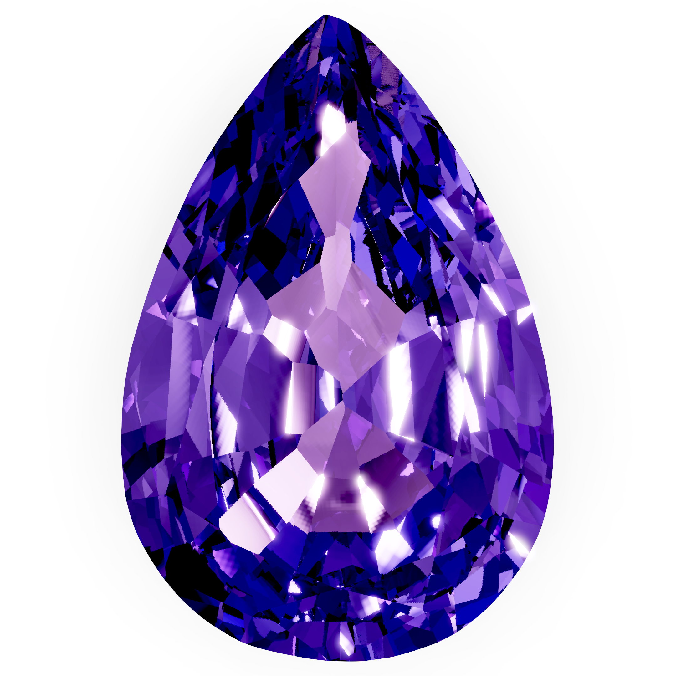 Tanzanite pear