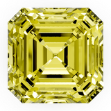 Yellow Asscher diamond
