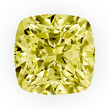 Yellow Cushion diamond