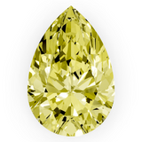 Yellow Pear diamond